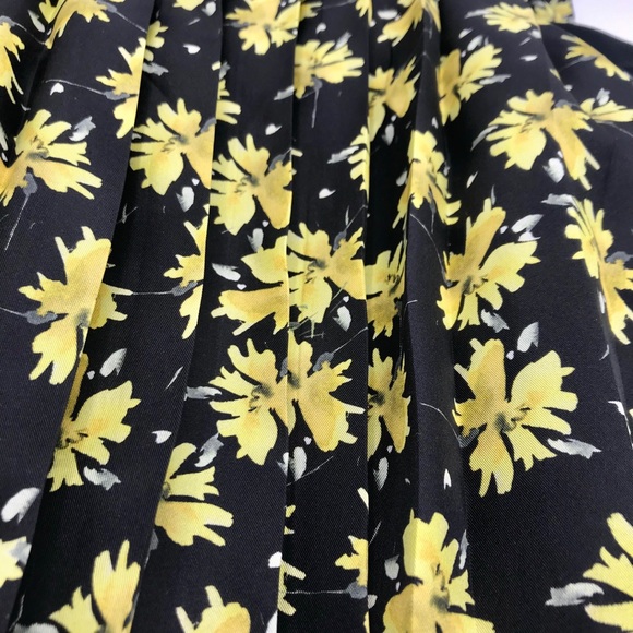 Derek Lam black Floral midi Dress size 4 - Picture 6 of 10